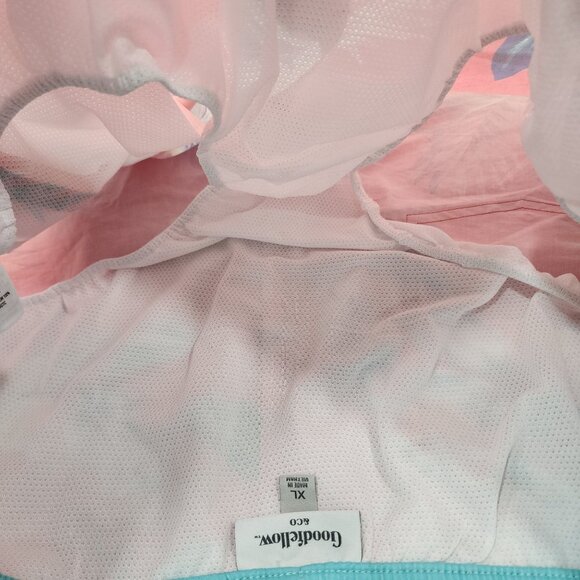 Mens Coral Goodfellow & Co Tropical Hawaiian Floral Swim Trunks Shorts Size XL - Picture 6 of 12